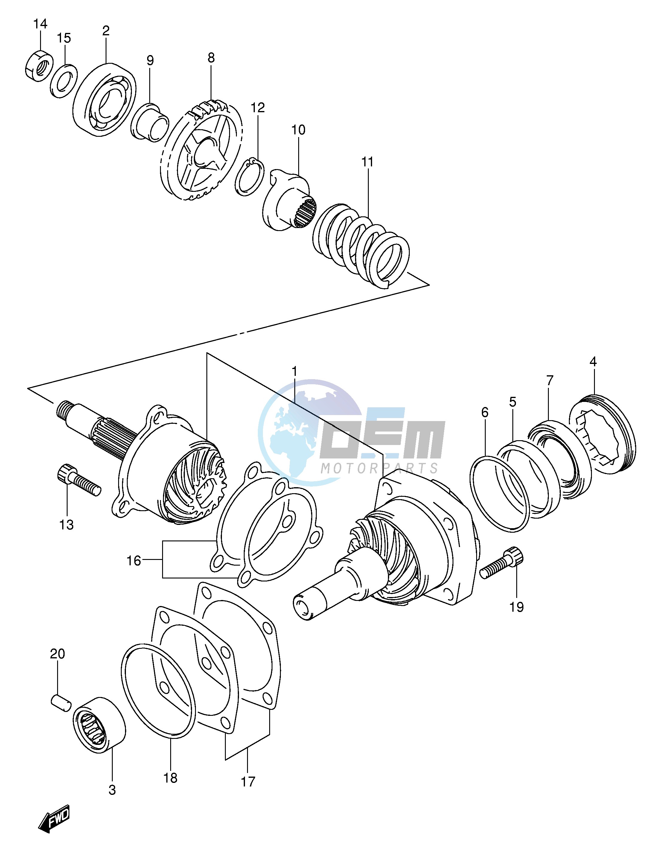 SECONDARY DRIVE GEAR