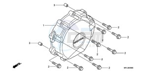 CBR1000RR9 Korea - (KO / MME) drawing A.C. GENERATOR COVER (CBR 1000RR)