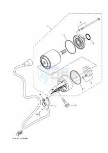 YXZ1000ET YXZ1000R SS (BASF) drawing STARTING MOTOR