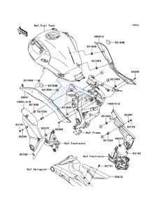 VERSYS KLE650A8F GB XX (EU ME A(FRICA) drawing Side Covers/Chain Cover