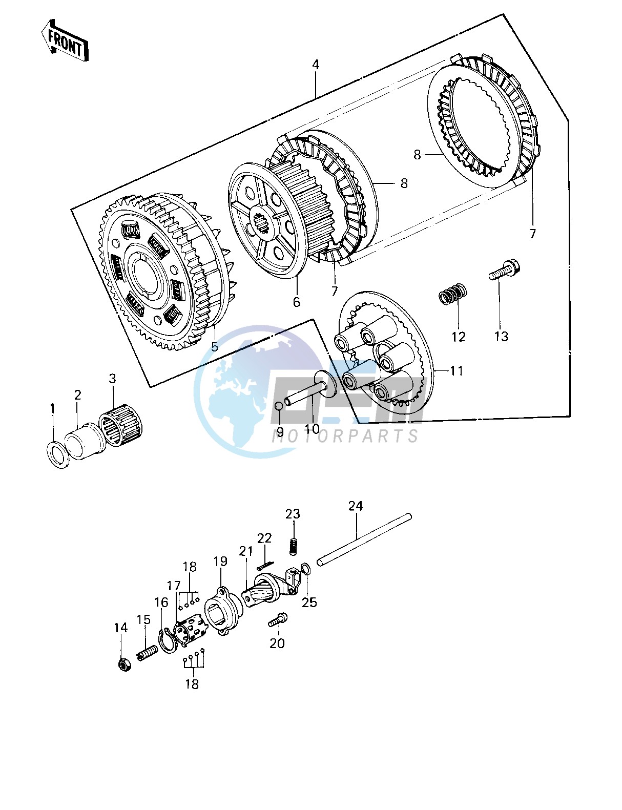 CLUTCH -- 78 D1- -