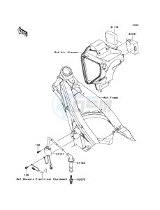 KLX450R KLX450ACF EU drawing Ignition System