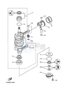 30DEOL drawing CRANKSHAFT--PISTON