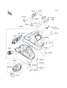 ER 650 A [ER-6N (EUROPEAN] (A6S-A8F) A6S drawing AIR CLEANER