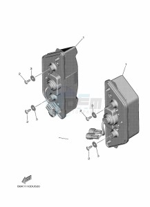 YXE850EN YX85EPAN (BANP) drawing TAILLIGHT