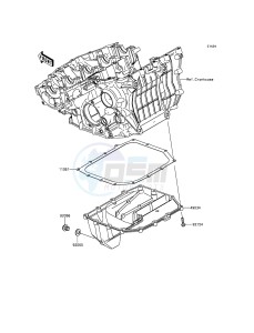 NINJA H2R ZX1000PGF EU drawing Oil Pan