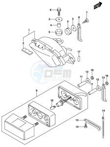 DL250 drawing REAR COMBINATION LAMP