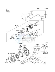 KVF750 4x4 KVF750LCF EU GB drawing Starter Motor