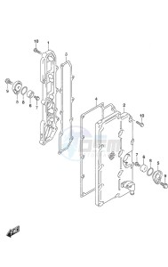 DF 300AP drawing Exhaust Cover