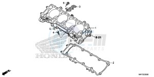 CBR1000S2 2ED - (2ED) drawing CYLINDER