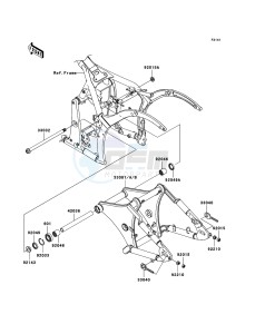 VN900_CUSTOM VN900CBF GB XX (EU ME A(FRICA) drawing Swingarm