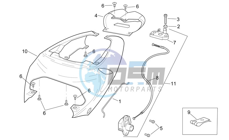 Rear body - Rear fairing