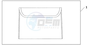 GL1800A BR - (BR) drawing INNER TRUNK POUCH