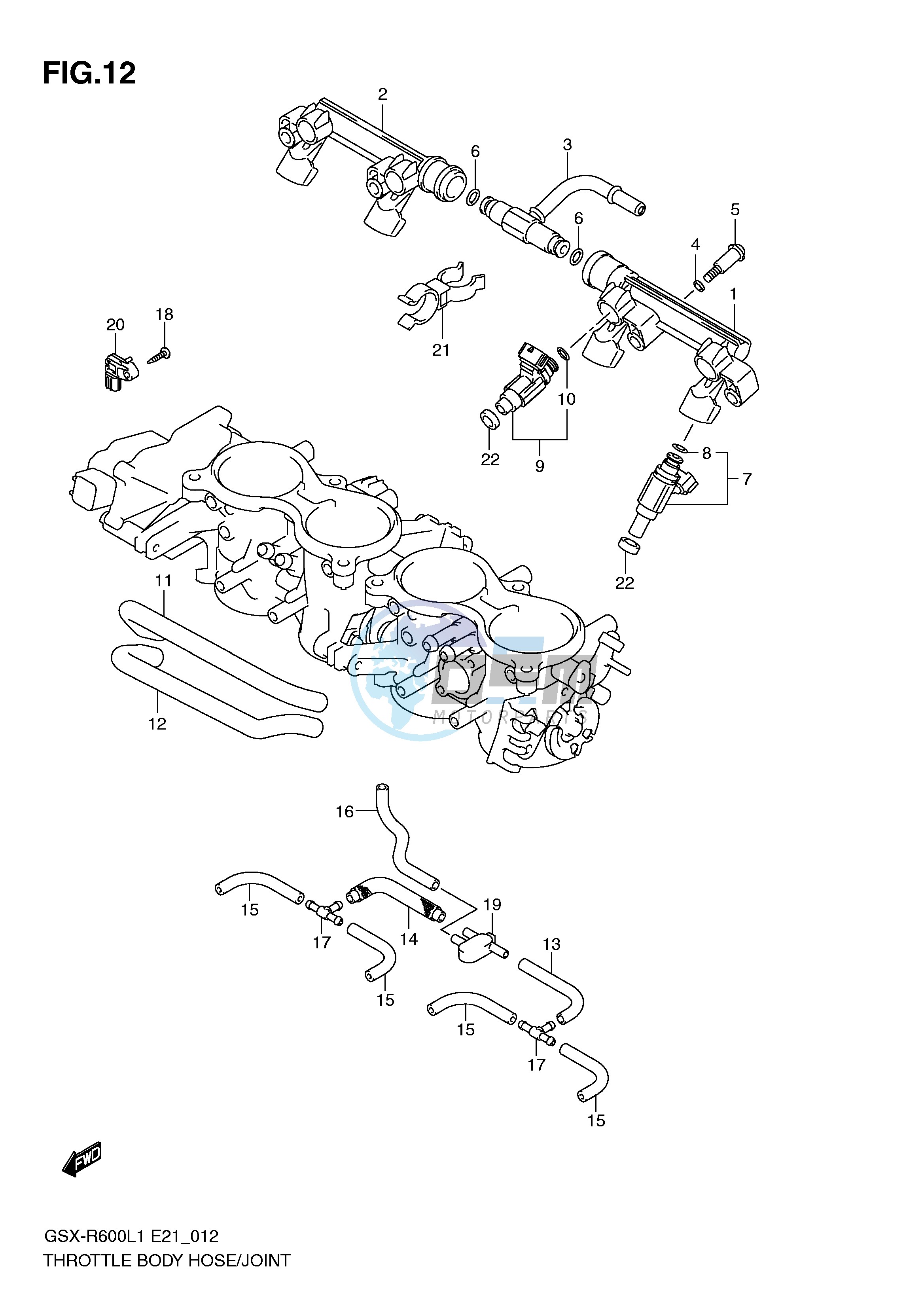 THROTTLE BODY HOSE JOINT