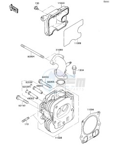 KAF 540 D [MULE 2020] (D1) [MULE 2020] drawing CYLINDER HEAD