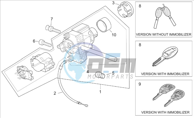 Lock hardware kit