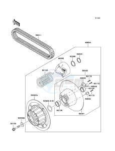 MULE 3010 DIESEL 4x4 KAF950-B3 EU drawing Driven Converter