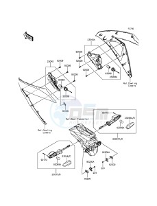 NINJA 300 EX300AEFA XX (EU ME A(FRICA) drawing Turn Signals