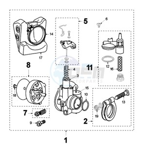 VOGUE SNA BE drawing CARBURETTOR