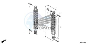 FES125C drawing REAR CUSHION