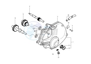 X9 500 drawing Gear group