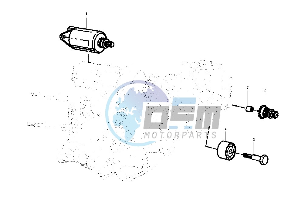 Starting motor