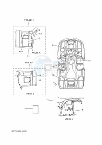 YFM450FWBD KODIAK 450 EPS (BEYK) drawing EMBLEM & LABEL 1