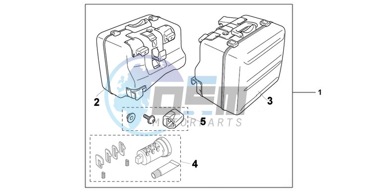 KIT PANNIER CASE