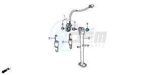 CB900F CB900 HORNET drawing STAND