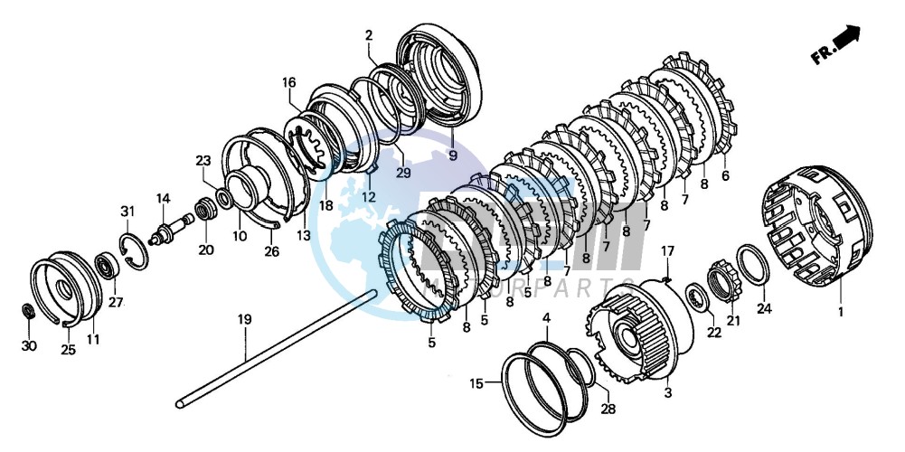 CLUTCH (GL1800A1/A2/A3)