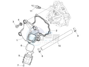 GTV 125 4T Navy (Euro 3) drawing Cylinder head cover