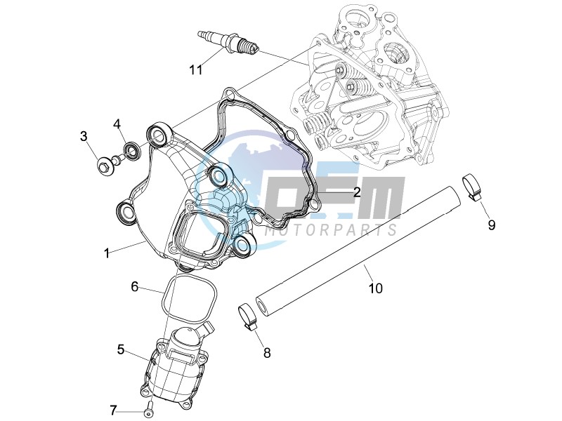 Cylinder head cover