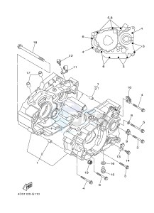 YFM250R YFM25RB RAPTOR 250 (1BTG 1BTH 1BTJ) drawing CRANKCASE