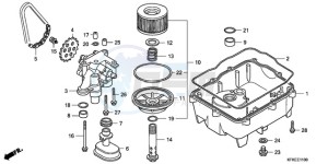 VTR2509 Europe Direct - (ED / LL) drawing OIL FILTER/OIL PAN/OIL PU MP