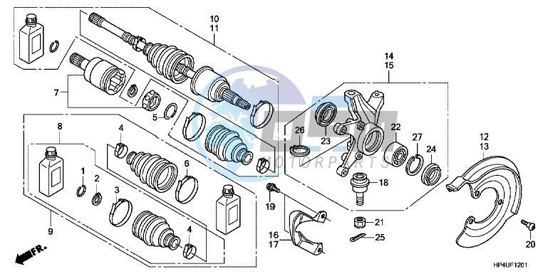 FRONT KNUCKLE (4WD)