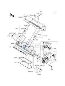 JET SKI ULTRA LX JT1500KGF EU drawing Throttle