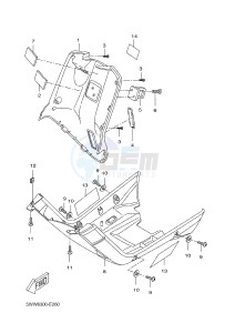 CW50L BOOSTER (2B6L) drawing LEG SHIELD