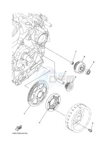 MT07 700 (1WS6 1WS8) drawing STARTER