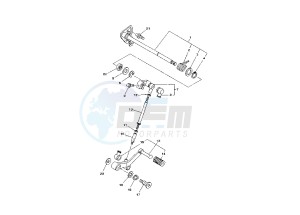 TDM ABS 900 drawing SHIFT SHAFT