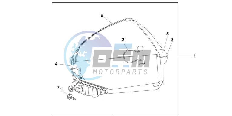 45L TOP BOX NIGHTSTAR BLACK