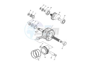 YP MAJESTY 400 drawing CRANKSHAFT - PISTON