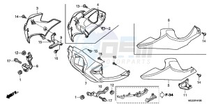 NC700XDD NC700X Dual Cluth ABS 2ED - (2ED) drawing UNDER COWL