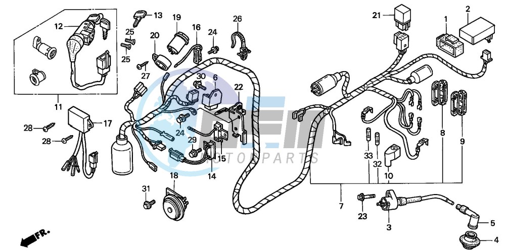 WIRE HARNESS/ IGNITION COIL