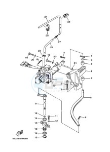 F350AETX drawing THROTTLE-CONTROL