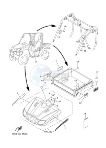 YXR700F YXR7FD RHINO 700 (1RBE 1RBF 1RBG 1RBH) drawing EMBLEM & LABEL 3