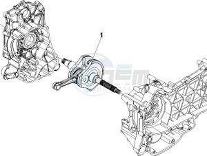 GTS 250 (EMEA, APAC) (AU, Eu, IL, J, Ri) drawing Crankshaft