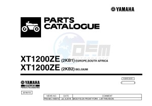 XT1200ZE SUPER TENERE ABS (2KB1 2KB2) drawing .1-Front-Page