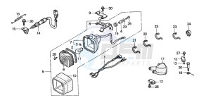 TRX350FE RANCHER 4X4 ES drawing STOP LIGHT SET