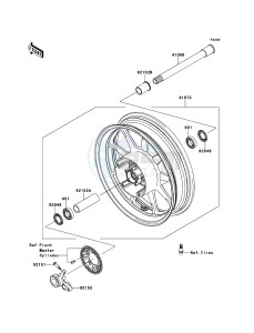 VN1700_VOYAGER_CUSTOM_ABS VN1700KEF GB XX (EU ME A(FRICA) drawing Front Hub