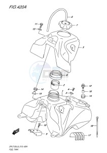 DR-Z125L EU drawing FUEL TANK